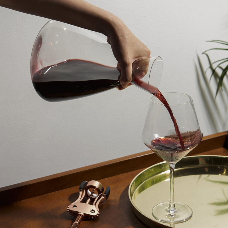 Raye Rolling Crystal Wine Decanter