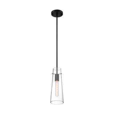 Luminaire suspendu cylindrique 1 lumière Gallen