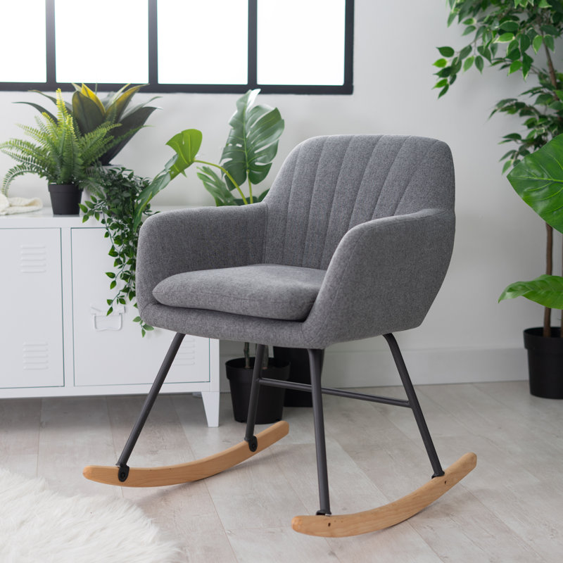Mullinax Rocking Chair, Grey
