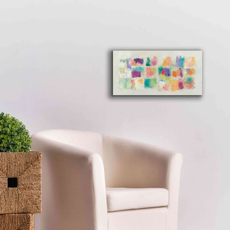 «Popsicles Horizontal» par Mike Schick, estampe numérique sur toile, H 12 po x l 24 po x P 0,75 po