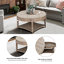 Table basse avec repose-pieds capitonné-1350096388