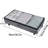 2-in-1 Under Bed Storage With 360° Rotating Wheels,removable Metal Storage Organizer,1 Pack