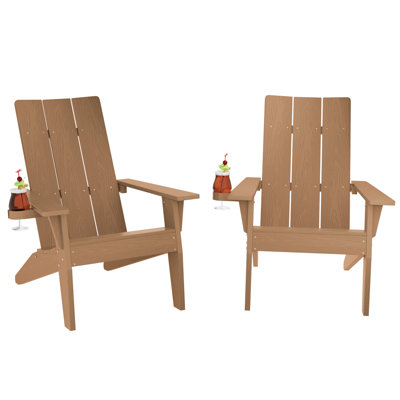Outdoor Plastic Adirondack Chair by HERACLES