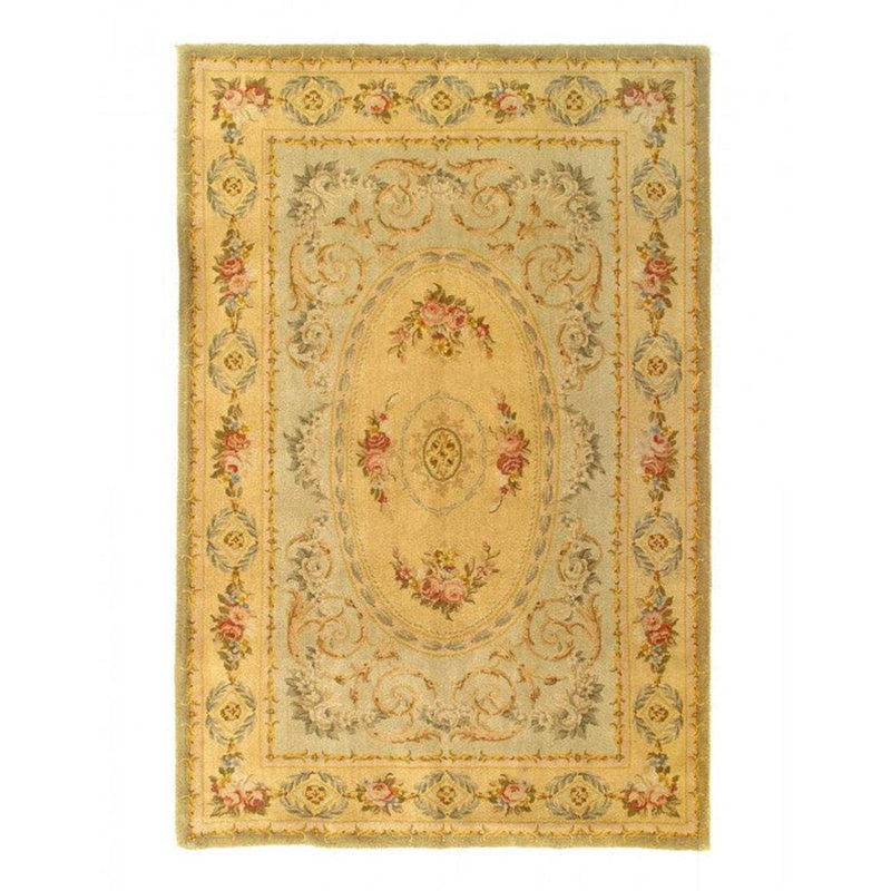 Canvello Fine Hand Knotted Savonnerie Rug - 5'11'' X 8'11''