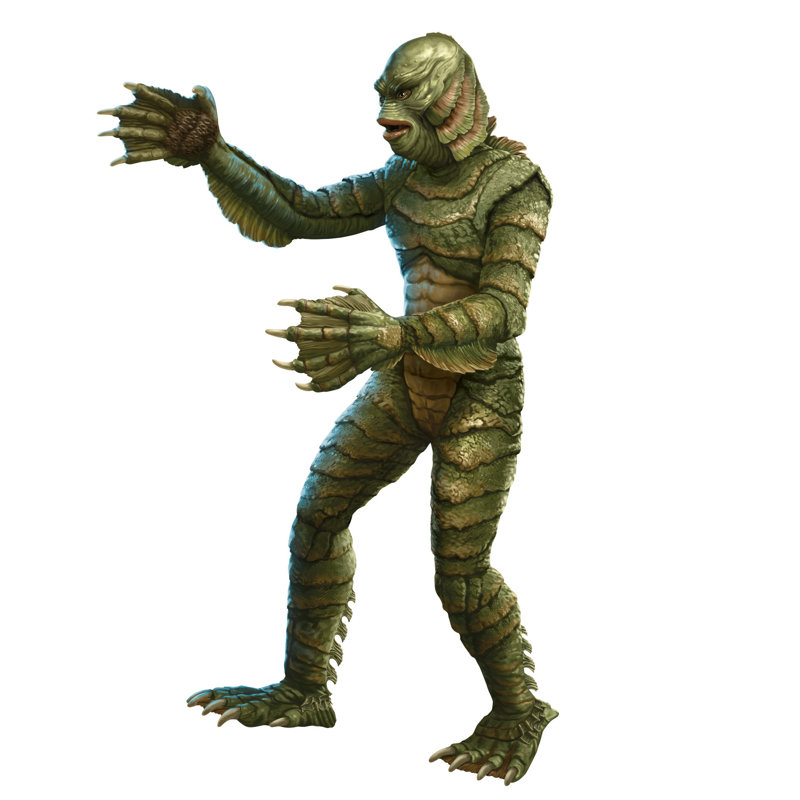 Universal Monsters Creature from The Black Lagoon Giant Peel and Stick Wall Decals by RoomMates