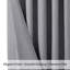 Linen Blackout Eyelet Curtains Set - Thermal Insulated, Noise Reducing, Ready Made Curtains-121646965-121646960