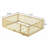 Full Size Floor Bed with High Fence Railings, with Door,6 Slats Included, Rubber Wood Floor Bed with Safety Guardrails,Natural-1669839988-1669839985