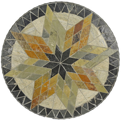Montilla Garden Stone Mosaic Bistro Table