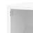 White Glass Door Shoe Box Shoe Storage Cabinet  With RGB Led Light