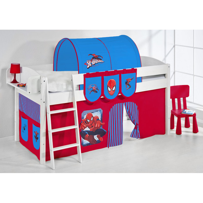 Spiderman European Single (90 X 200 Cm) Loft Bed