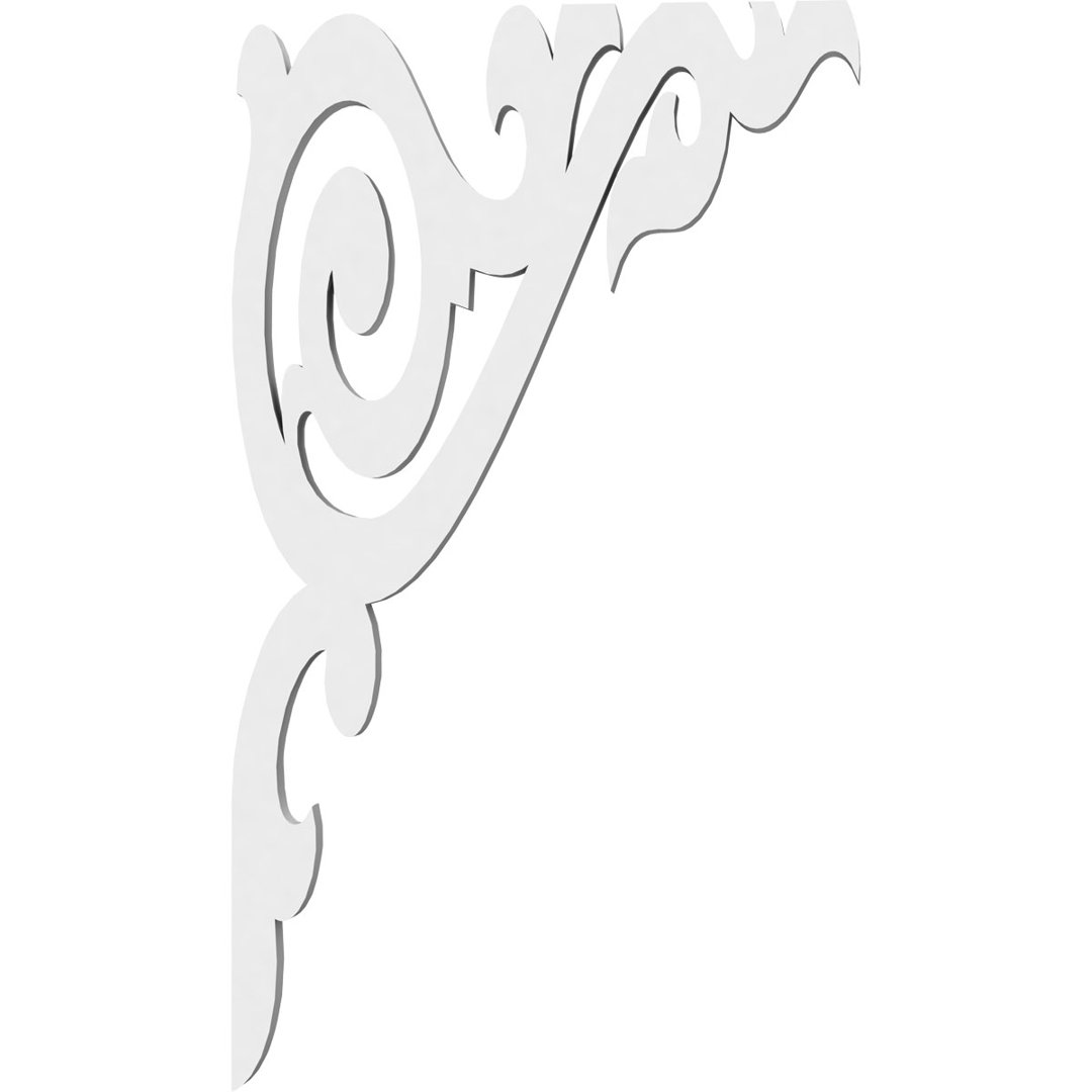 Baile Architectural Grade PVC Bracket Ekena Millwork 