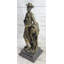 Figurine de sculpture Capulet Cowboy avec corde en bronze