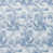 Toile de Jouy bleu clair et blanc