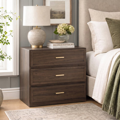 Aven 3-Drawer Nightstand