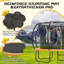 SENCHO GINSYTALIOR 12FT Outdoor Trampoline for Kids and Adults,800LBS Weight Capacity, with Basketball Hoop, Safety Enclosure, ASTM Approved-883666726