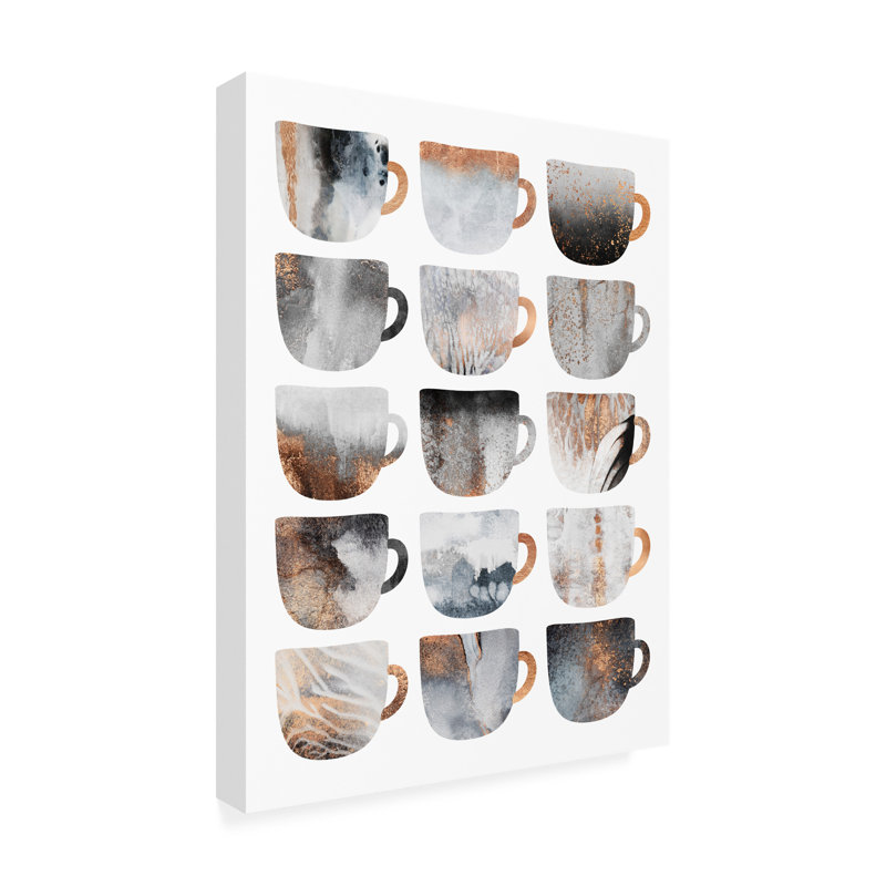 Tasses à café de rêve modernes et contemporaines, H 19 po x l 14 po x P 2 po