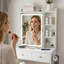 Dressing Table with Mirror and Drawers and Storage Included
