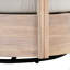 Fauteuil club d'extérieur pivotant en bois-9003523-9003533