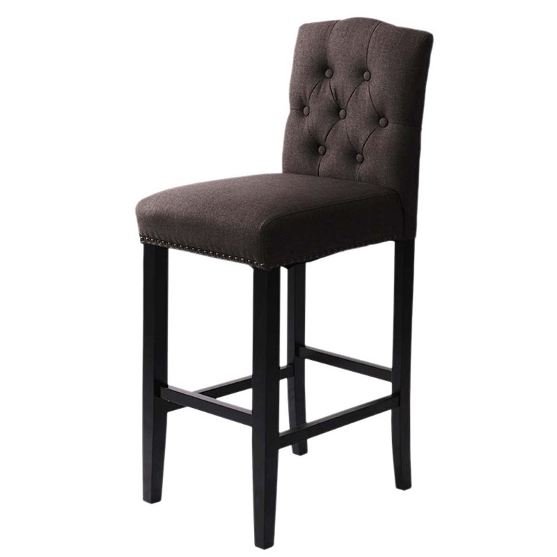 Irena Upholstered Counter Stool, Brown