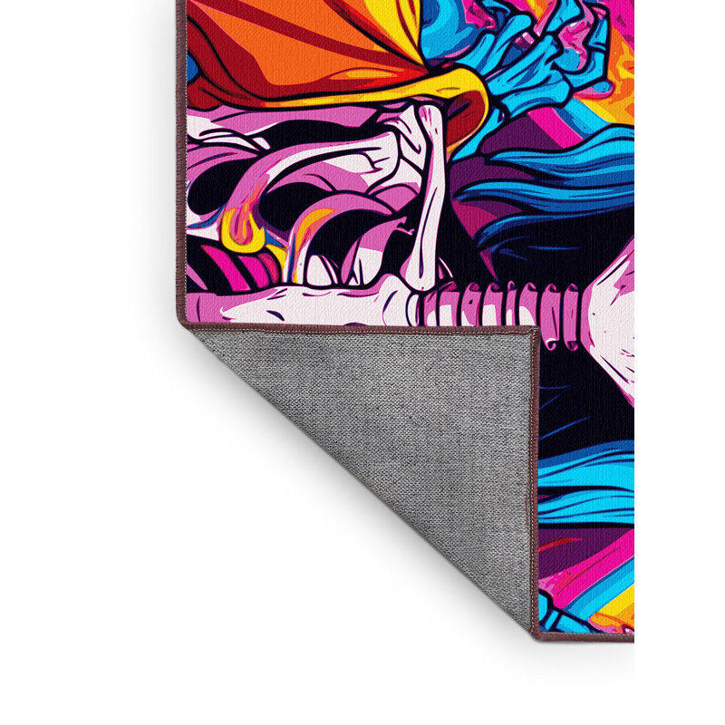 Starlight Splash Rug, Round 8'