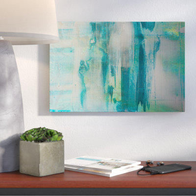 Waterworks 1 Piece Wrapped Canvas Painting