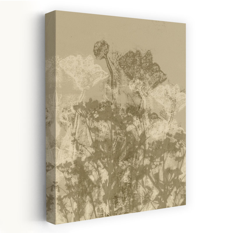Contemporary Art Abstract Contemporary Minimalist Flower Forest Art 1 Piece Wrapped Canvas Wall Art, 152.4 cm H x 101.6 cm W