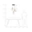 Anneli 3 - Light Gold Cluster Pendant