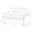 Lit escamotable avec dossier réglable, ports, revêtement en velours bleu pour une vie compacte et confortable, canapé-lit 47 po x 53 po x 31 po, 69 po x 45 po x 16,5 po-1894318183