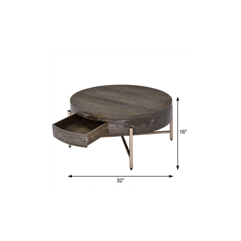 Table basse avec perle antique