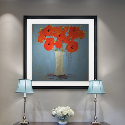 « orange pop impression ii », peinture