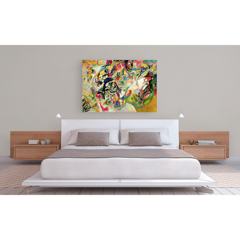 Composition No. 7 by Wassily Kandinsky - Wrapped Canvas Painting, 90cm H x 120cm W x 4cm D
