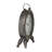 Traditional Quartz movement / Crystal Tabletop Clock in Black with Alarm
