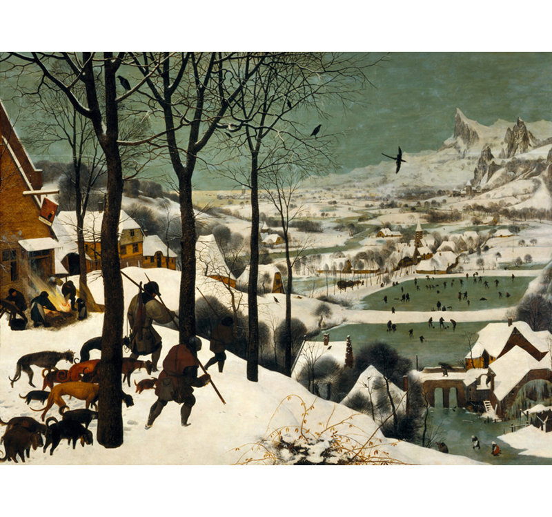 Winterhunters In The Snow, 18" H x 24" W