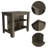 Cala Kitchen Island, Four Legs, Three Shelves-123091203-123091205