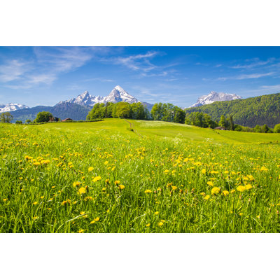 Green Meadows In Summer - Wrapped Canvas Print
