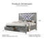 Ensemble de chambre à coucher en bois 3 pièces Waldrup-99328430-93784978