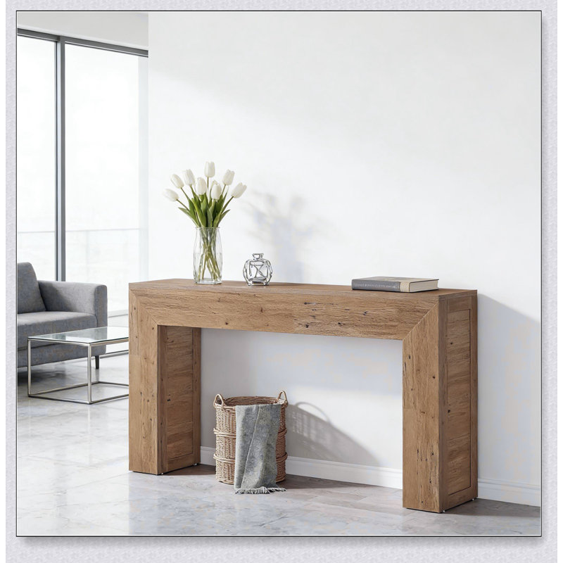 Table d'entrée pratique, console rustique, table de canapé