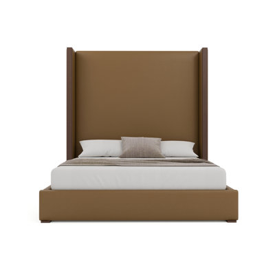 Dipson Upholstered Wingback Bed