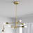 Rensselear 6-Light metal Modern Linear Sputnik Chandelier-945305992