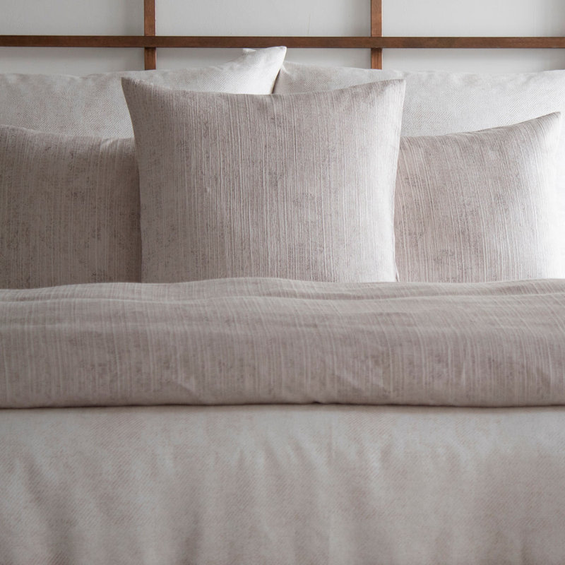 Aspen Duvet Cover, Queen Duvet Cover, Pearl