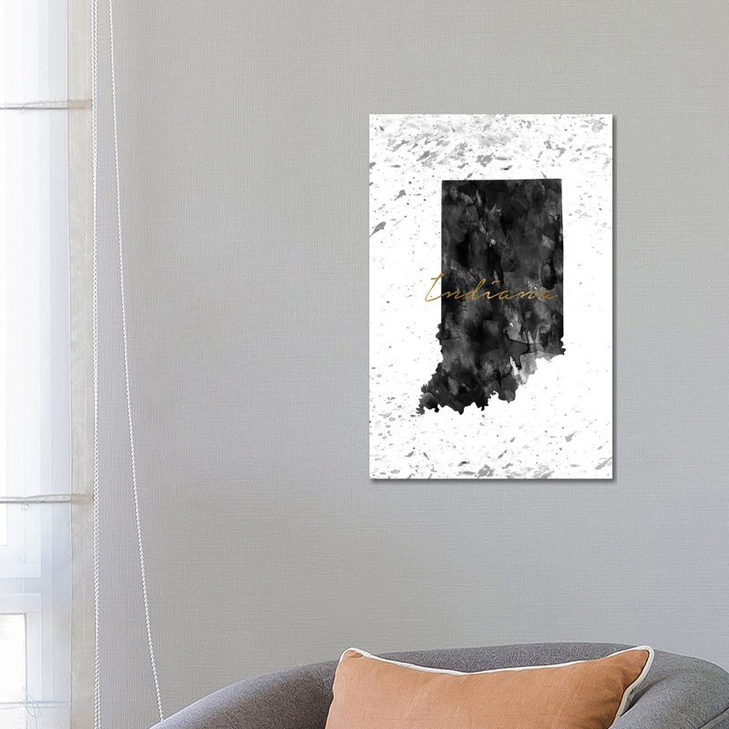 Indiana - Wrapped Canvas Painting, 66.04 cm H x 45.72 cm W