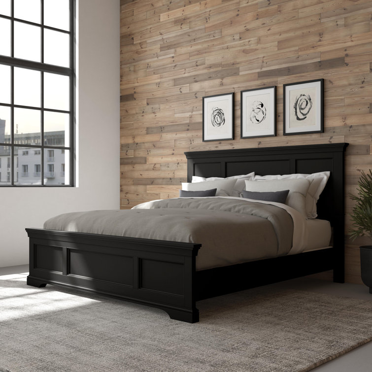 Auriel Solid Wood Standard Bed