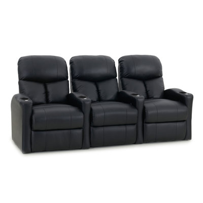 Home Theater Sofa (Row of 3) by Latitude Run