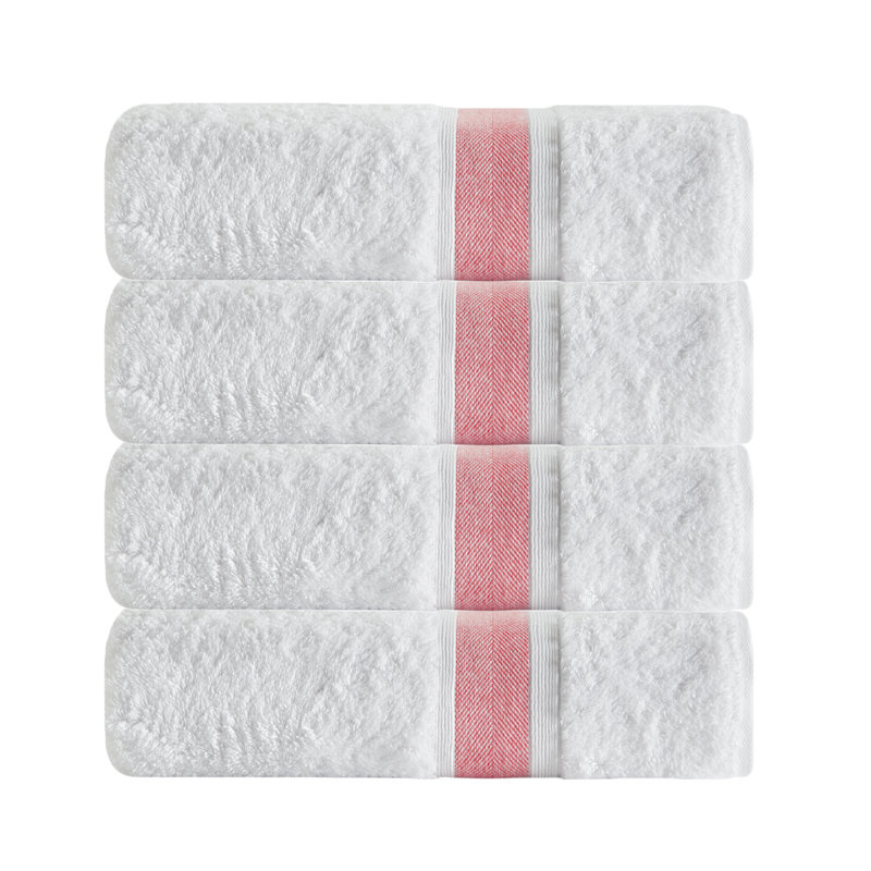 Amair Plush Bath Towel, Salmon