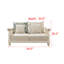 Causeuse en chenille de style American