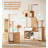 Solid Wood Multi-Functional Creative Cat Tree