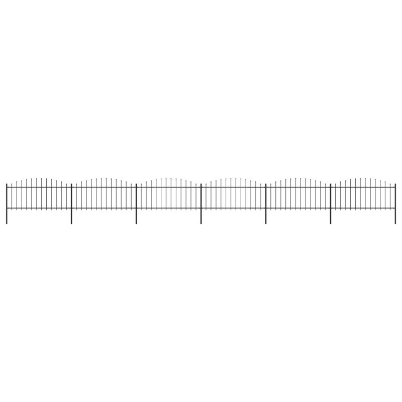 Aarush Garden Fence Spear Outdoor Panel Barrier Border Privacy Multi Sizes