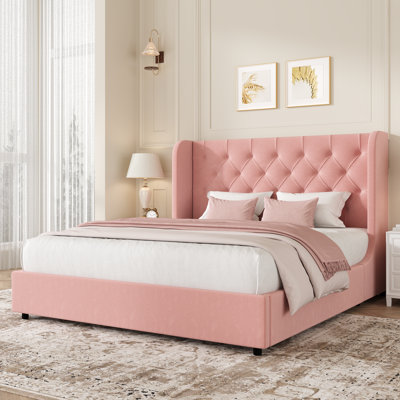 Lit plateforme tapissier Kewania Bedback