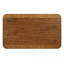 Table basse rectangulaire en bois avec des pieds solides et une tablette ouverte pour l'organisation du salon et l'installation facile.
