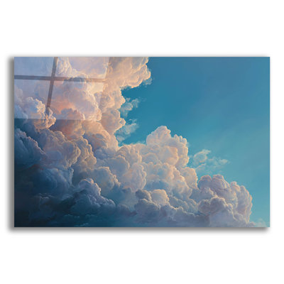  «Magnifique nuage 3» par Ann Klee, art mural en verre acrylique, 24 po x 16 po